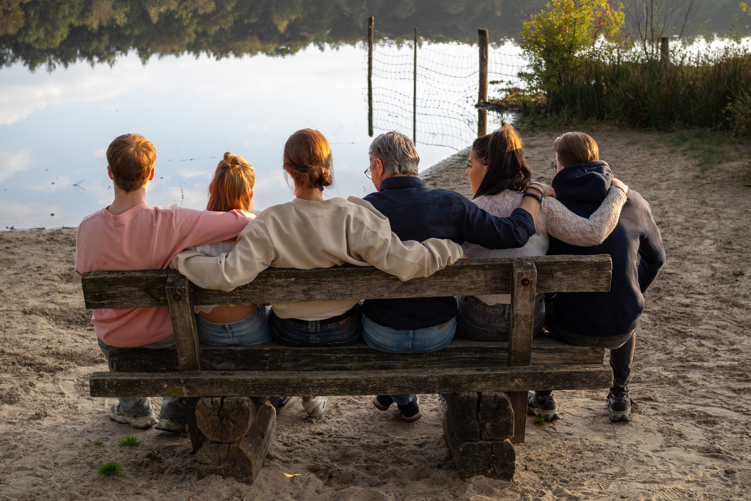 familiefoto - dierbare herinnering