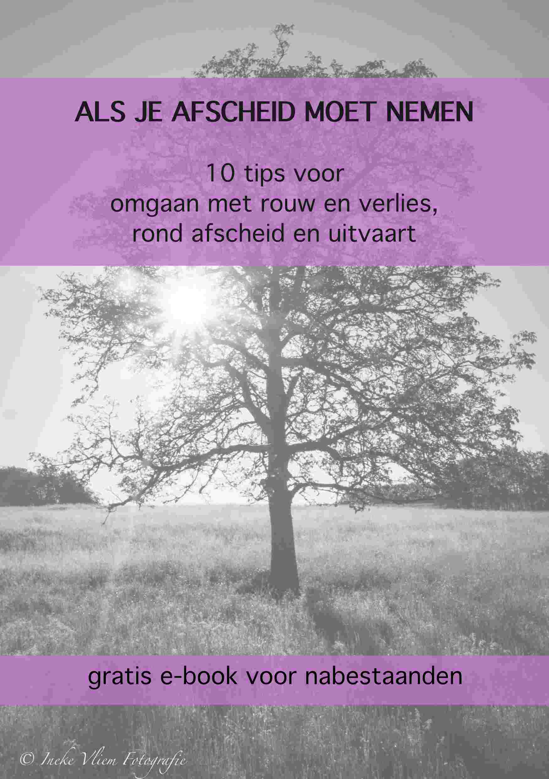 ebook omgaan met rouw rond afscheid en uitvaart